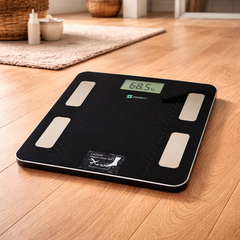 SAYONA SY2330 Digital Bath Scale – Precision Body Weight Scale with Sleek Black Glass Design - Habitt
