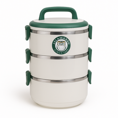 3-Layer Insulated Lunch Box – Stackable Food Container