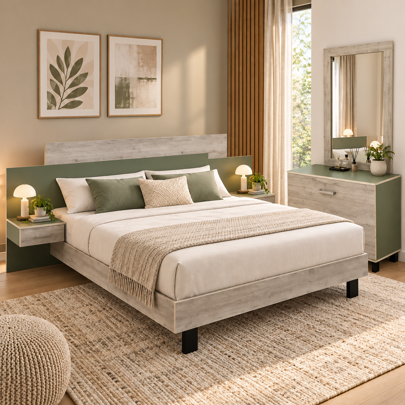 Hyphen - Bed & Dresser