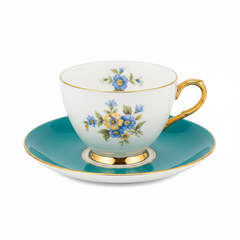 12 PCS Designer Cup & Saucer Set – Elegant Tea & Coffee Serveware