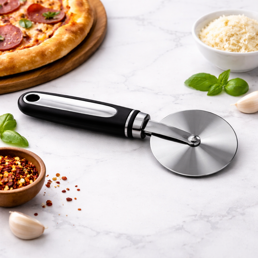 Pizza Cutter – Stainless Steel Wheel Pizza Slicer