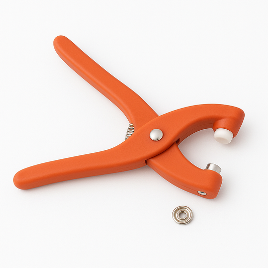Snap Button Press Hand Tool – Manual Fastener Pliers for Clothing & DIY