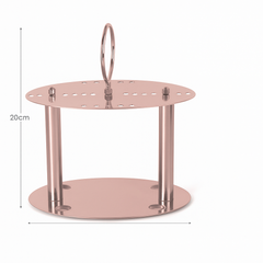 Steel Round Rose Gold Stand (RG)