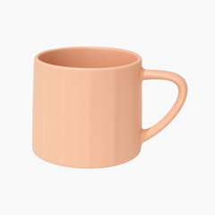 420ML Matte Pastel Ceramic Mugs – Yellow, Grey, Pink & Purple