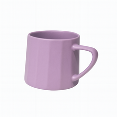420ML Matte Pastel Ceramic Mugs – Yellow, Grey, Pink & Purple