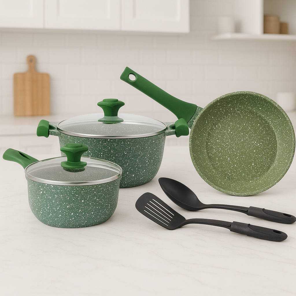 Prestige Essentials 7-Piece Set – Green
