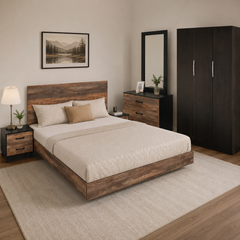 Flamingo - Bed, Dresser & 3 Door Wardrobe