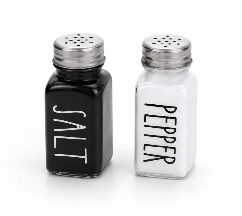 90ml Salt & Pepper Caster Set – 2 Pcs Seasoning Shaker Set