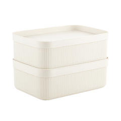 ALESTA JEWELRY ORGANIZER BOX – Elegant Ribbed Storage for Accessories