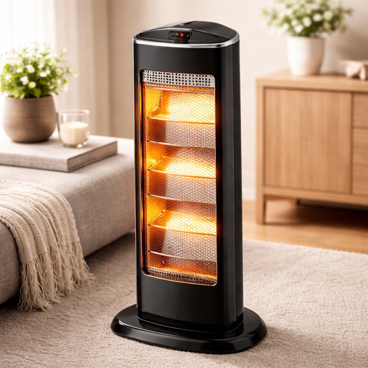 Gaba National GN-2129 Halogen Heater – Powerful & Compact Indoor Heating - Habitt