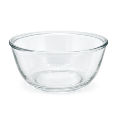 4-Piece Clear Glass Bowl Set – 1600 ml Large Multi-Purpose Mixing & Serving Bowls