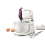 Philips 5000 Series Hand Mixer 400W with 3L Bowl, Turbo Function & Stainless Steel Tools (HR3745/11)