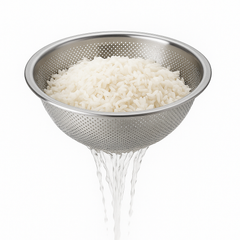 Stainless Steel Round Strainer Basket Set (26cm, 28cm, 30cm) for Washing &amp; Draining