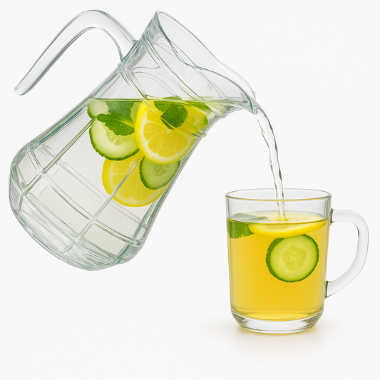 Deli Glassware Jug 1.7L (YZH-36) – Premium Borosilicate Glass Water & Juice Pitcher