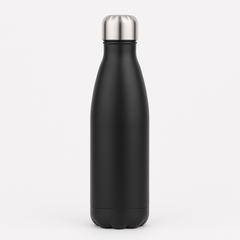 1Pc Water Bottle – 500ml Assorted | Reusable Bottle with Protective Sleeve & Leak-Proof Lid