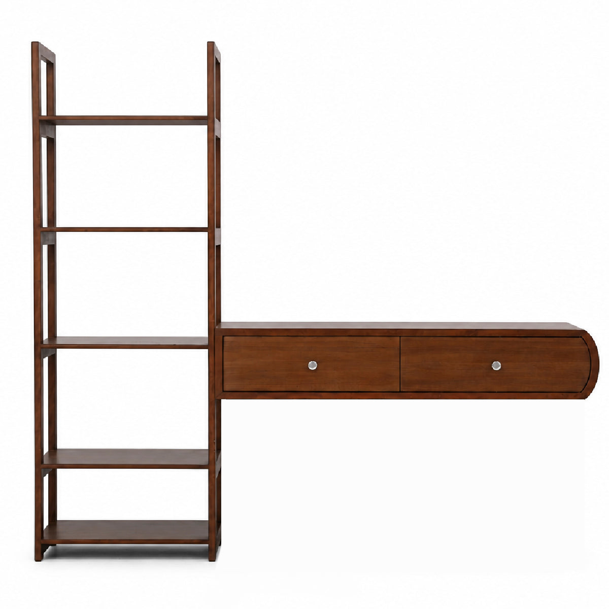 Aurra TV Unit with Display Shelf | Modern Wooden Entertainment Console - Habitt