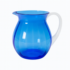Blue Lassi Jug – Premium Transparent Polycarbonate Pitcher for Water, Juice & Traditional Lassi