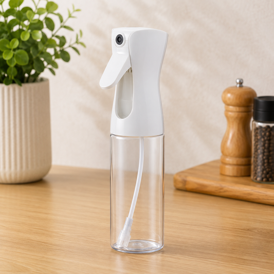 Glass Oil Sprayer 200 ML - Black and white