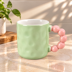Colourful Bubble Handle Mug