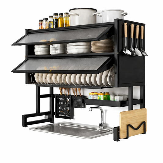 Two Layer Kitchen Sink Rack – 85 cm