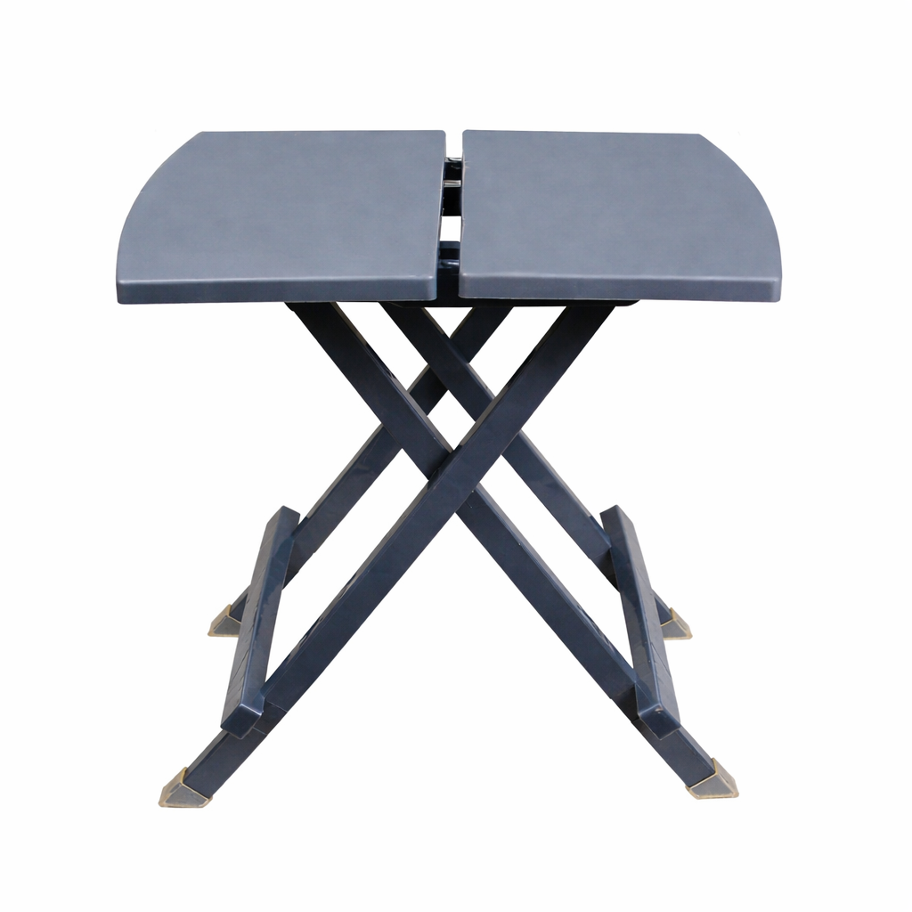 Foldable Plastic Tea Table – Portable Coffee Table in Grey, Beige, Coffee & White Finish - Habitt