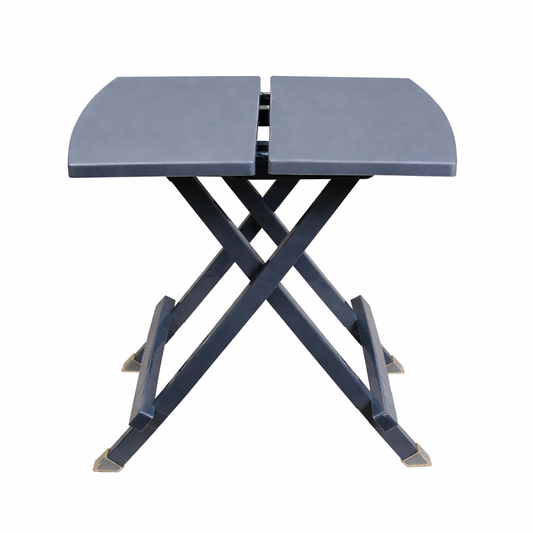 Foldable Plastic Tea Table – Portable Coffee Table in Grey, Beige, Coffee & White Finish - Habitt