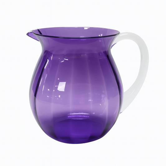 Purple Lassi Jug – Premium Transparent Polycarbonate Pitcher for Lassi, Juice & Water