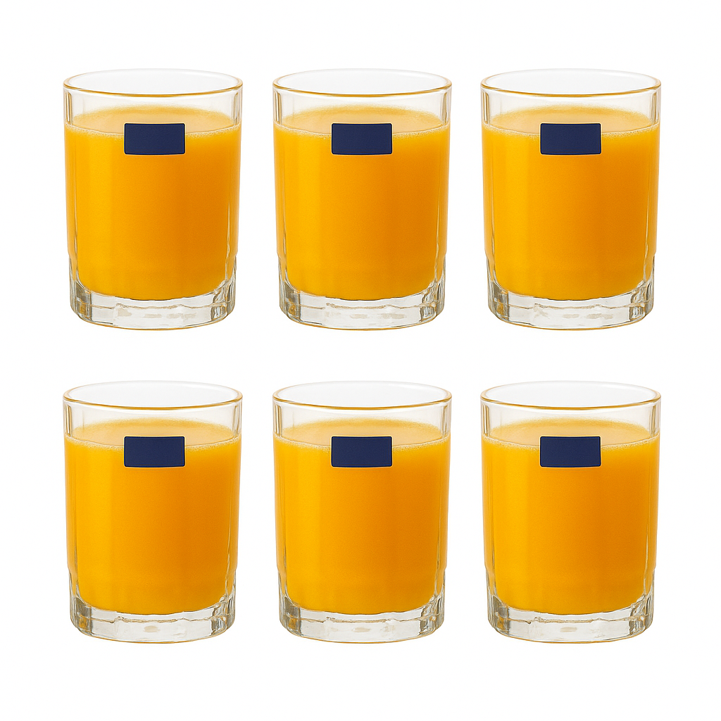 Premium Textured Tumbler Glass 285 ml