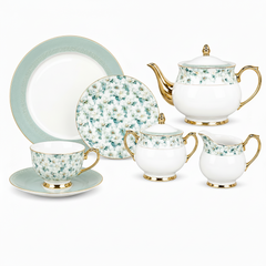 Deluxe 24-Piece Tea Set | Complete Tea Serving Collection for Elegant Entertaining