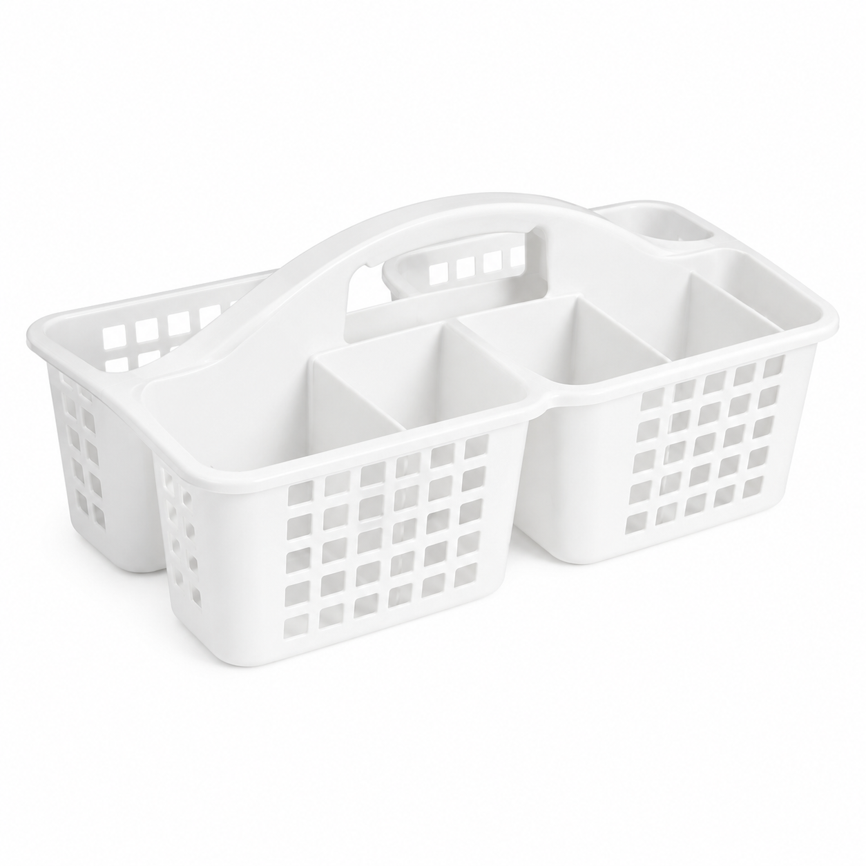 1 Pc Assorted Multipurpose Caddy Divided Organizer Basket – Portable Storage & Cleaning Supply Holder - Habitt