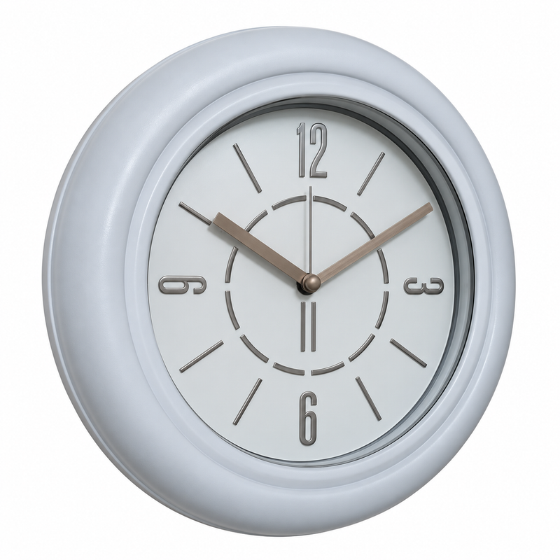 Heritage Wall Clock CLK-035I – 15" Ivory White