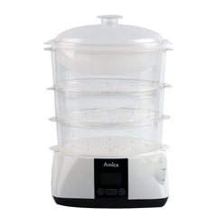 Amica Food Steamer PT-3012 (Parowar Lunaris) | Multi-Tier Digital Steam Cooker