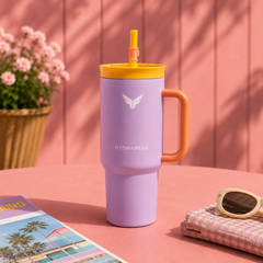 Assorted MAVERICK Quencher 1200ML | Large Tumbler with Handle & Straw