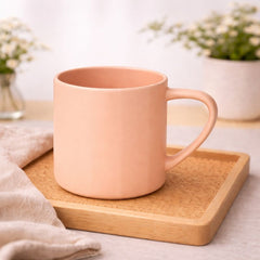 420ML Matte Pastel Ceramic Mugs – Pink