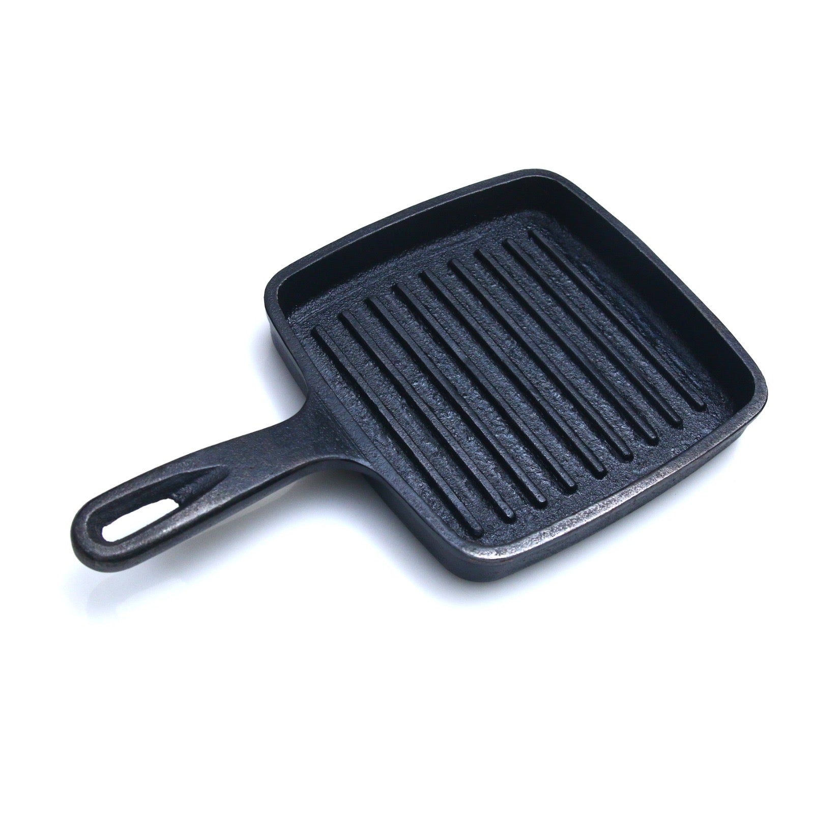 Cast Iron Grill Pan 5.5” (14CM), Seasoned, Krucible Kitchen