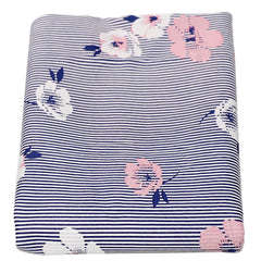 Blue Stripe Double Bed Sheet 90x96