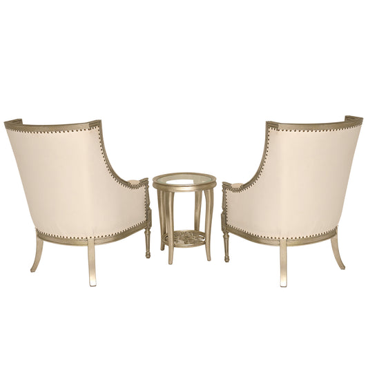 Ashton Chair & Table Set – 2 Chairs + 1 Table Bundle
