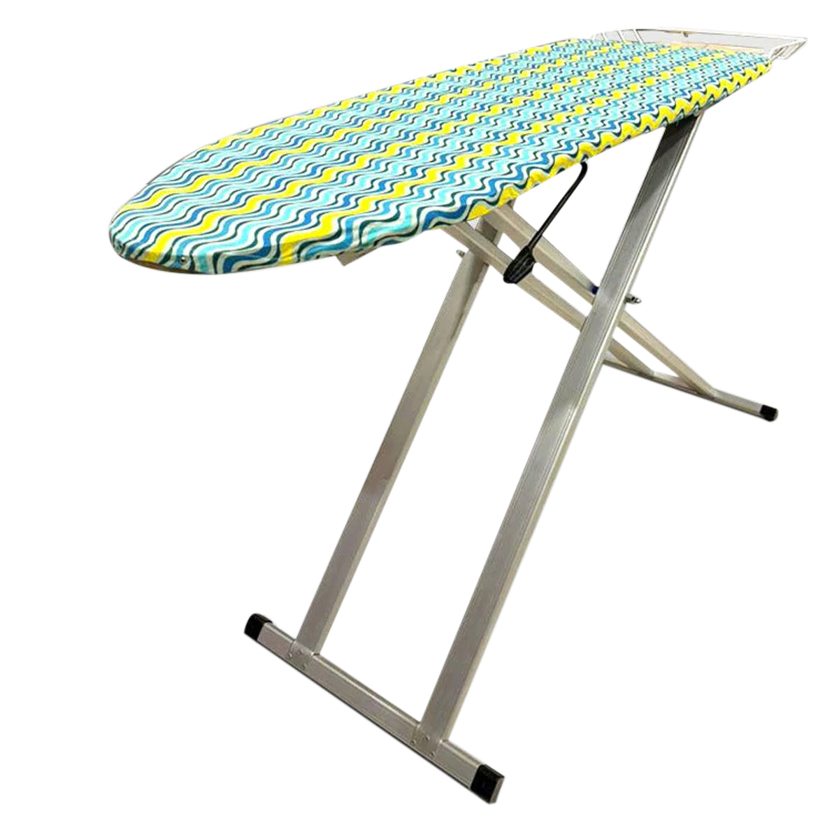 Lucky Home Lisbon Ironing Stand with Aluminium Legs - Multi Height Control Technology - Wobble Free and Sturdy