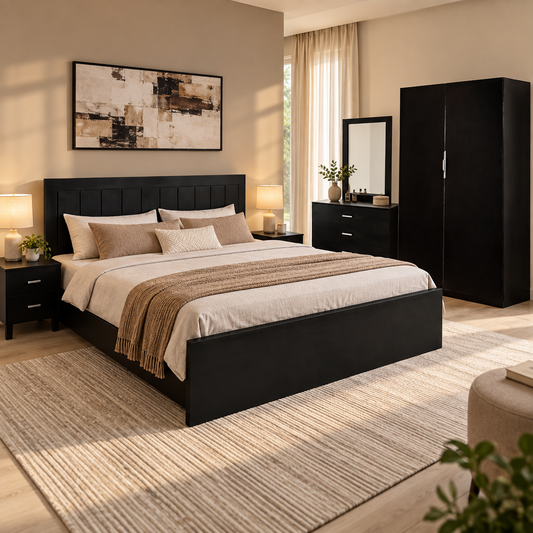 Blair Bundle - Bed, Dresser & 2 Door wardrobe 1254