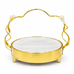 Luxury Decorative Dish with Gold Finish – Small, Medium & Large Sizes