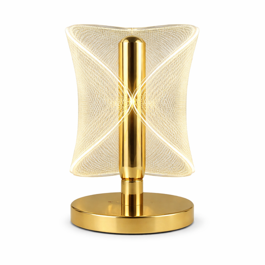 Luxury Butterfly Acrylic LED Table Lamp – Gold Modern Decorative Ambient Light - Habitt
