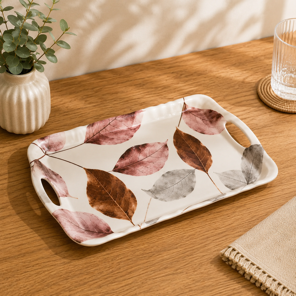 Sky Leaf Serving Tray Collection