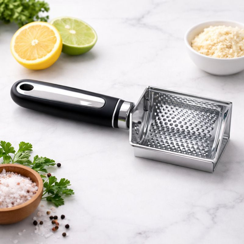 U-Shaped Stainless Steel Grater – Handheld Kitchen Grater