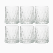 Clear Glass Tumbler 370 ml – Set of 6 - Habitt