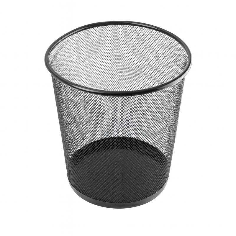 Waste Paper Basket – Mesh-Style Office & Home Dustbin (Medium, Large) - Habitt