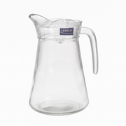 Wide-Base Clear Glass Jug – 1 Piece (1580 mL) - Habitt