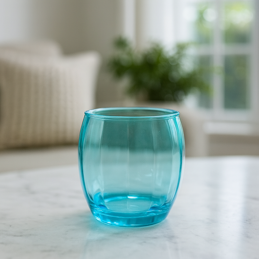 Sky Blue Lassi Glass – 1 Piece