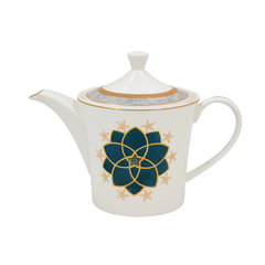 Luxury Ceramic Tea Pot – Elegant Floral Design (MK-208)