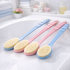 Double Side Massage Bath Brush – Long Handle Body Scrubber