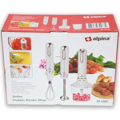 Stick Hand Blender 3 in 1 SF-1005-SB